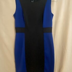 Enfocus Studio Blue & Black Dress Size 6